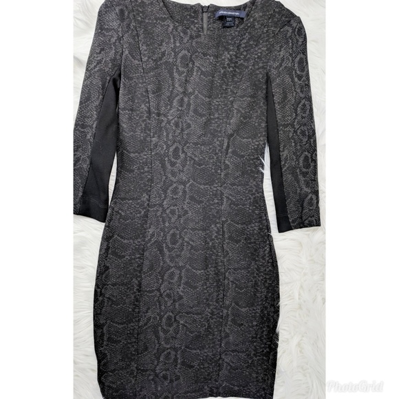French Connection Snake Print Mini Dress #116 animal print - Picture 1 of 6